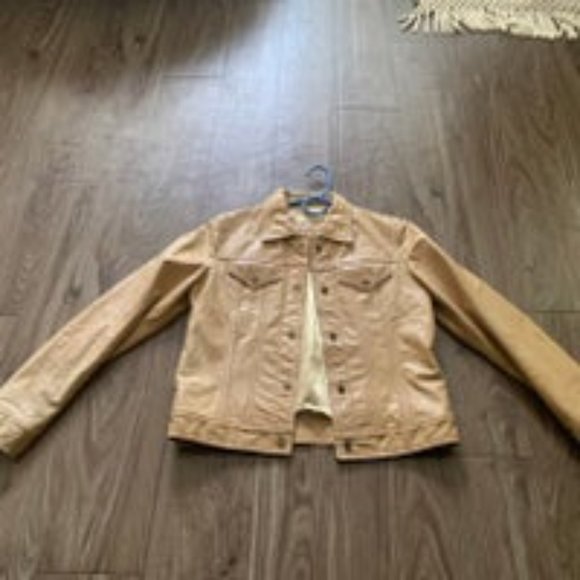 Guess genuine leather jacket